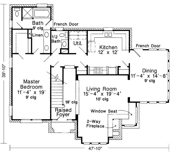 main floor house blueprint