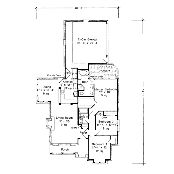 main floor house blueprint