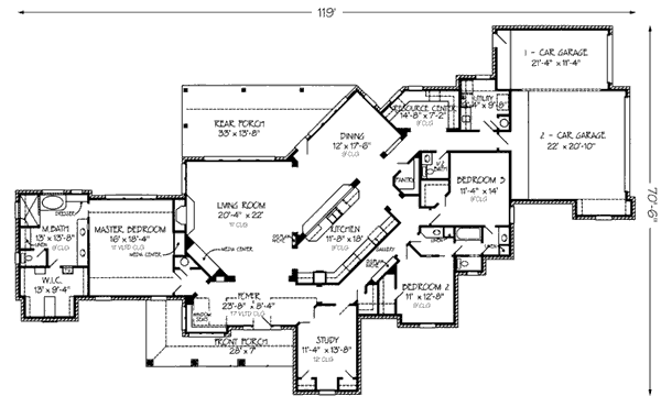main floor house blueprint