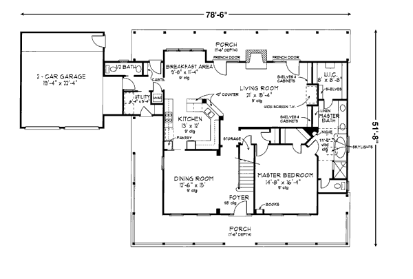 main floor house blueprint