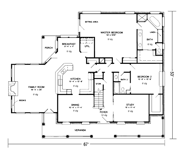main floor house blueprint