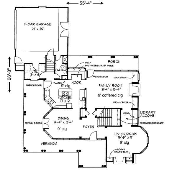 main floor house blueprint