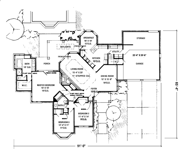 main floor house blueprint