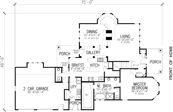 main floor house blueprint