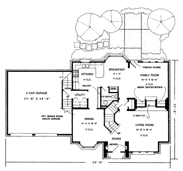 main floor house blueprint
