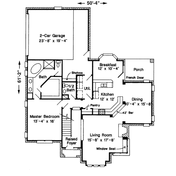 main floor house blueprint