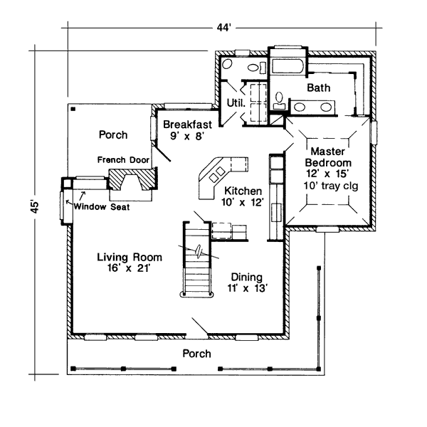 main floor house blueprint