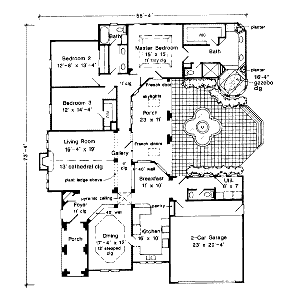 main floor house blueprint
