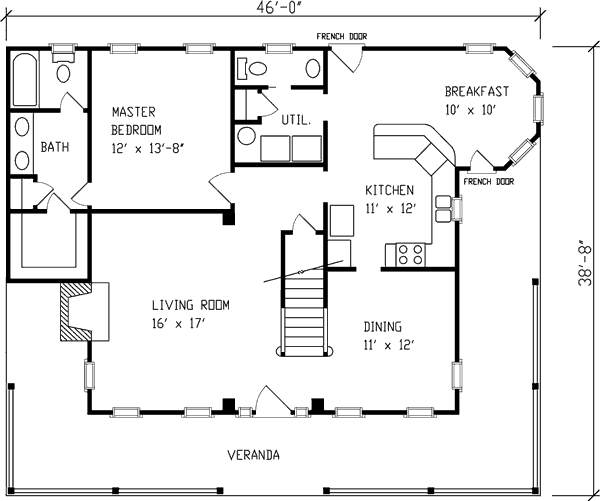 main floor house blueprint