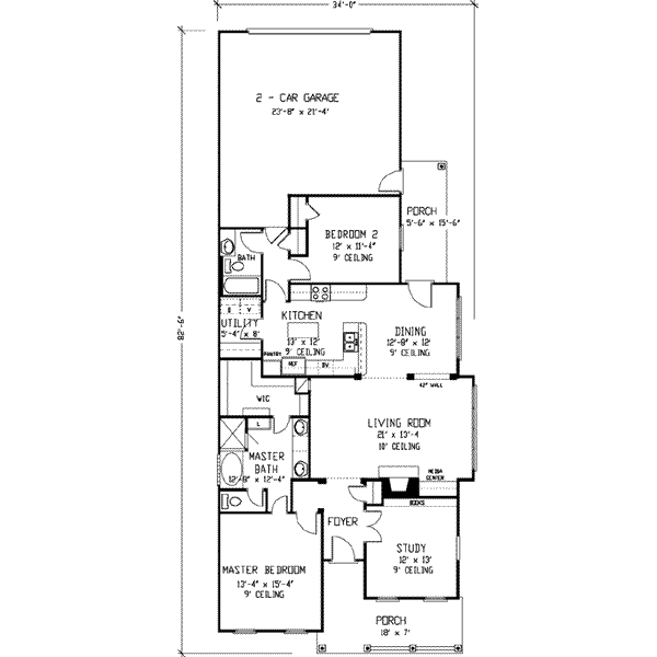 main floor house blueprint