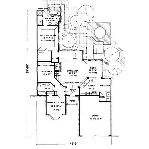 main floor house blueprint