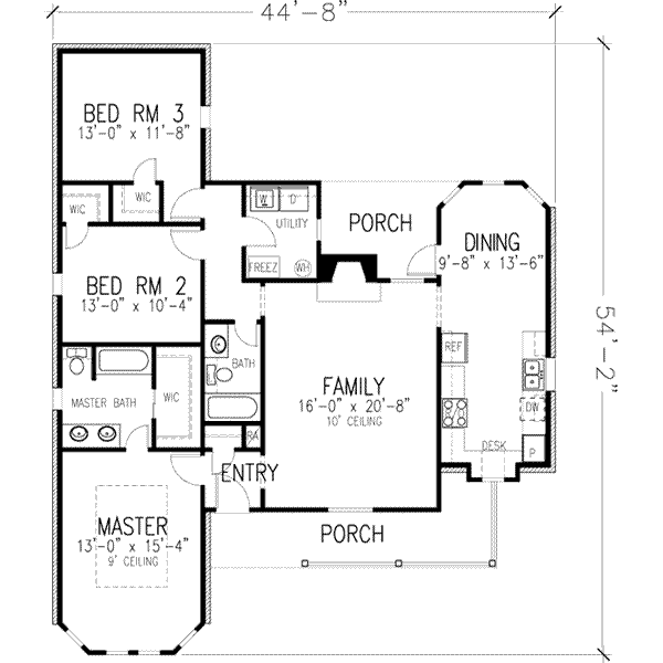 main floor house blueprint