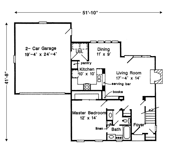 main floor house blueprint