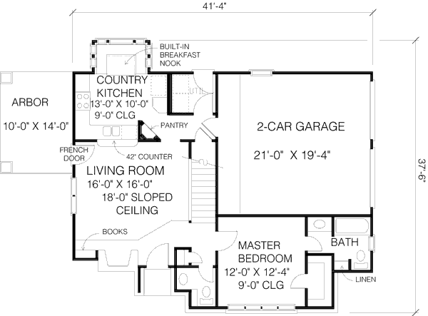 main floor house blueprint
