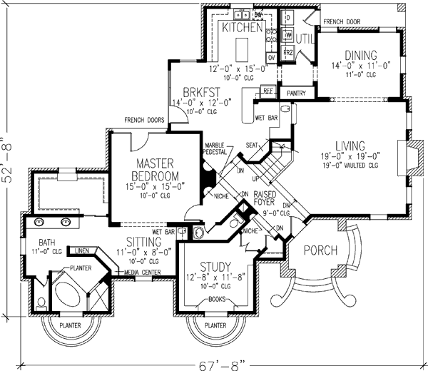 main floor house blueprint