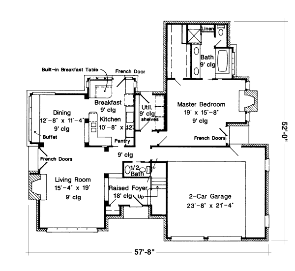 main floor house blueprint
