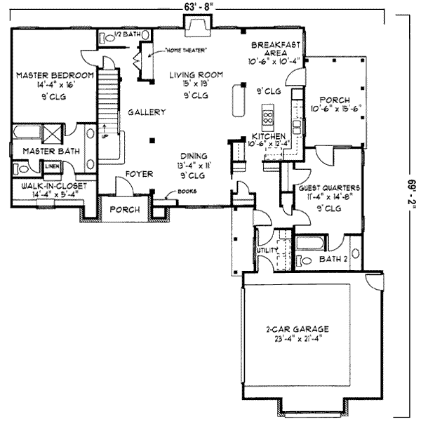 main floor house blueprint