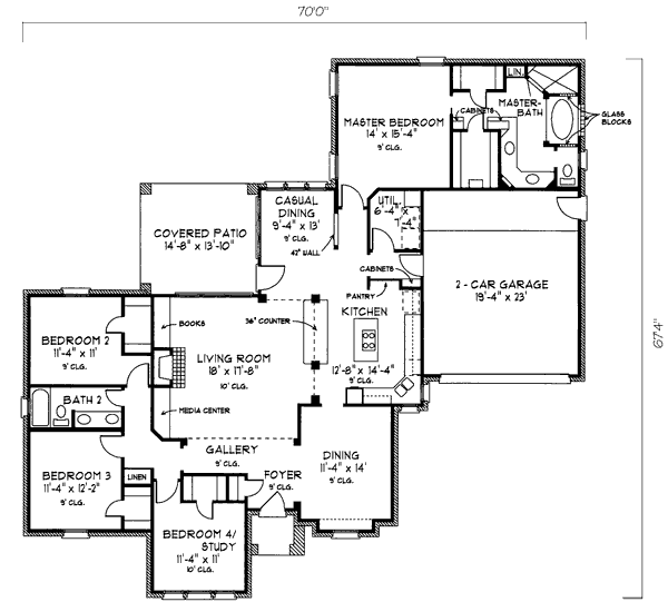 main floor house blueprint
