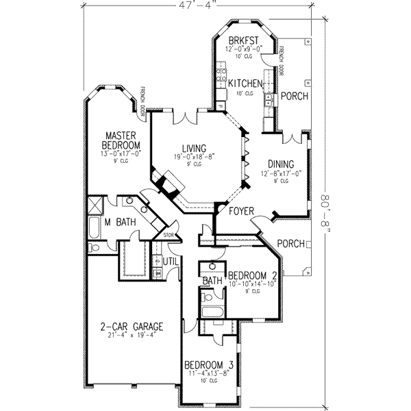 main floor house blueprint