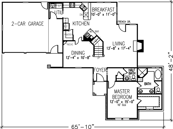 main floor house blueprint