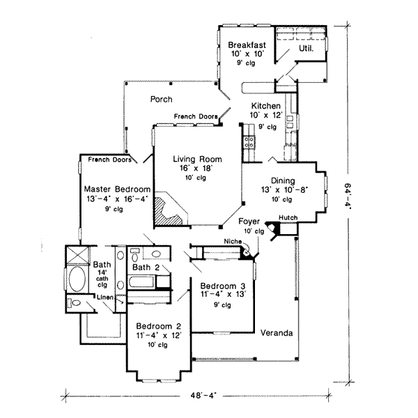 main floor house blueprint