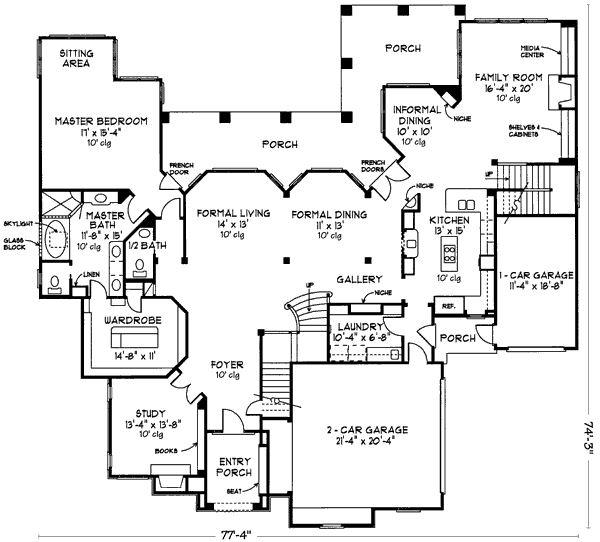 main floor house blueprint