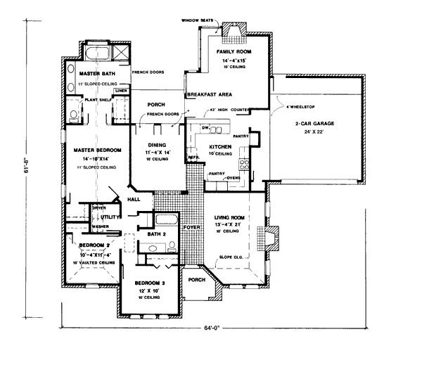 main floor house blueprint