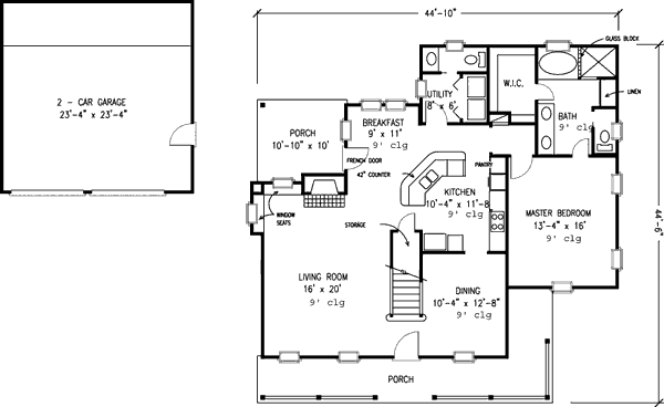 main floor house blueprint