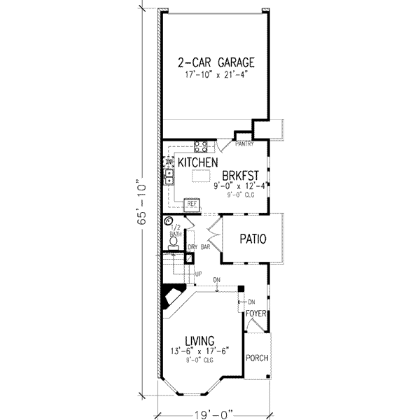 main floor house blueprint