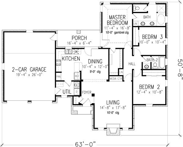 main floor house blueprint