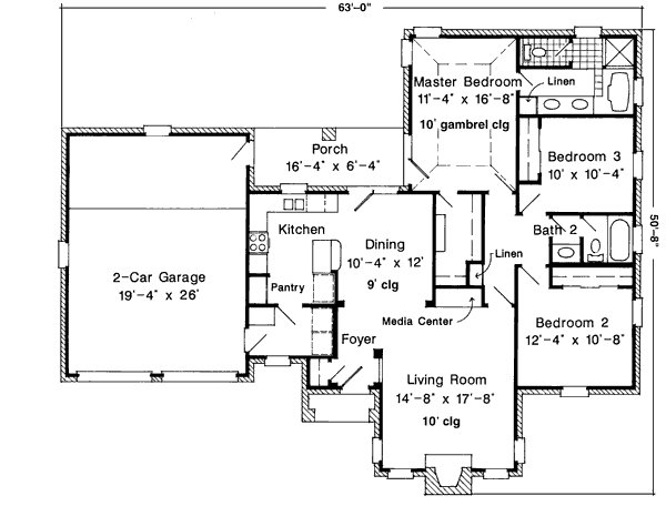 main floor house blueprint