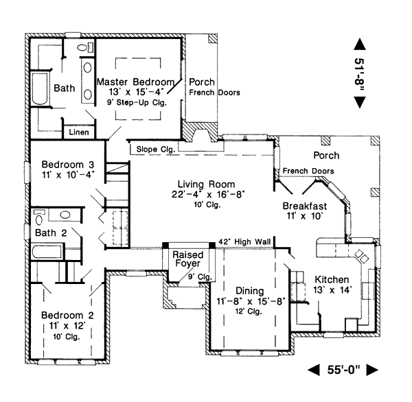 main floor house blueprint