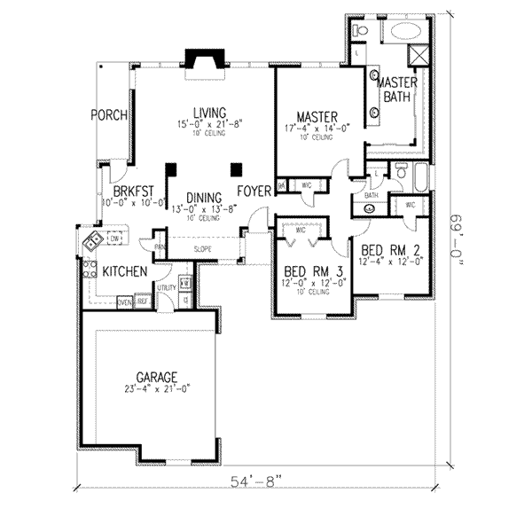 main floor house blueprint
