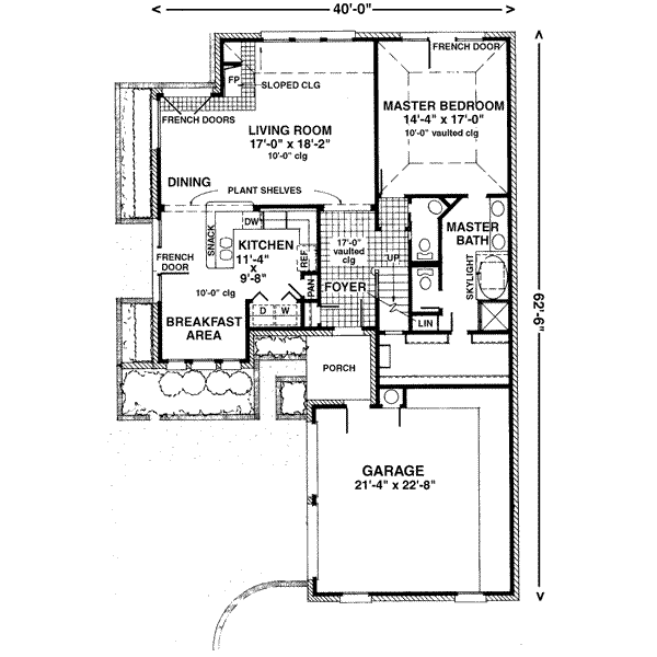 main floor house blueprint