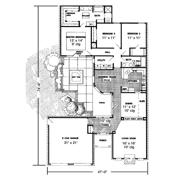 main floor house blueprint