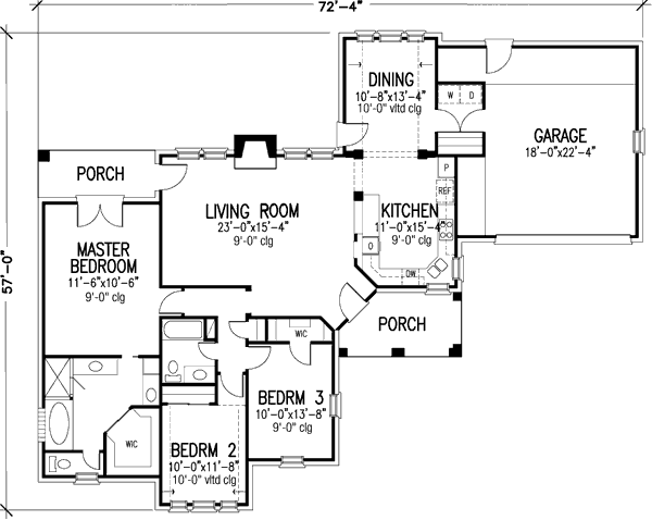 main floor house blueprint