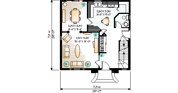 main floor house blueprint