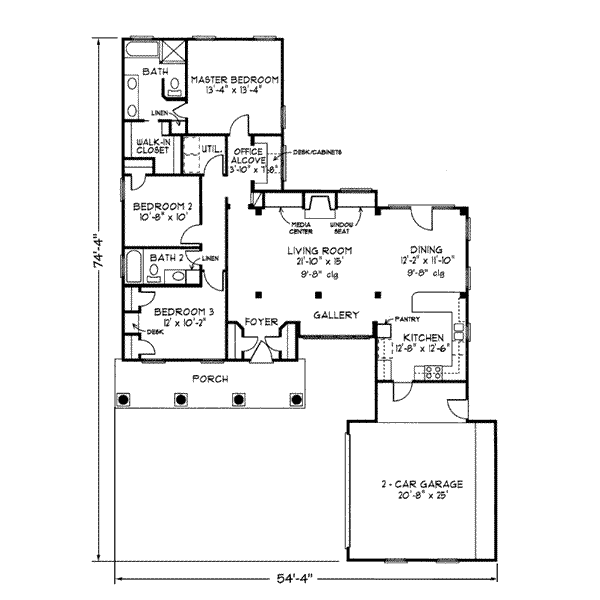 main floor house blueprint