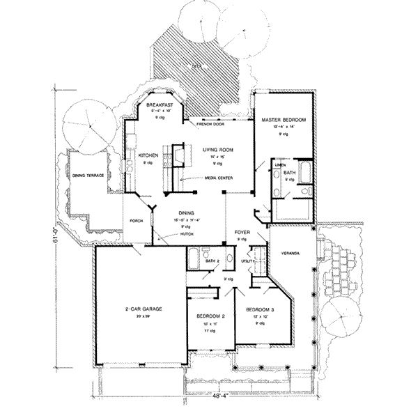 main floor house blueprint