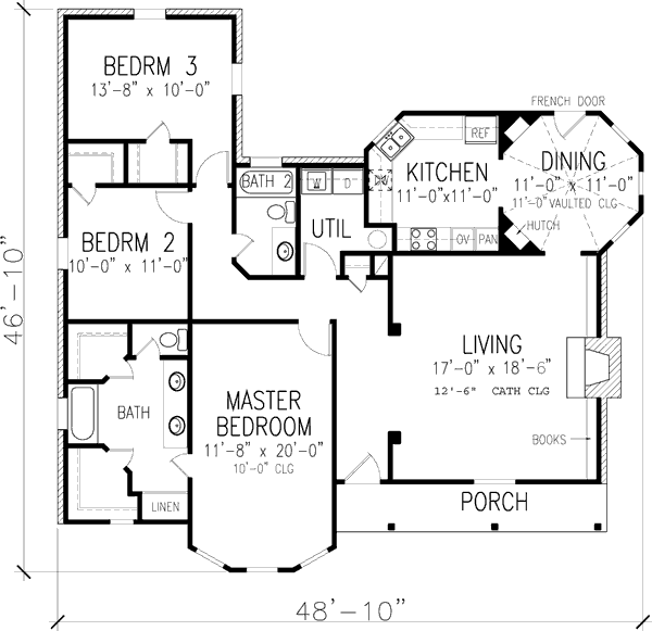 main floor house blueprint