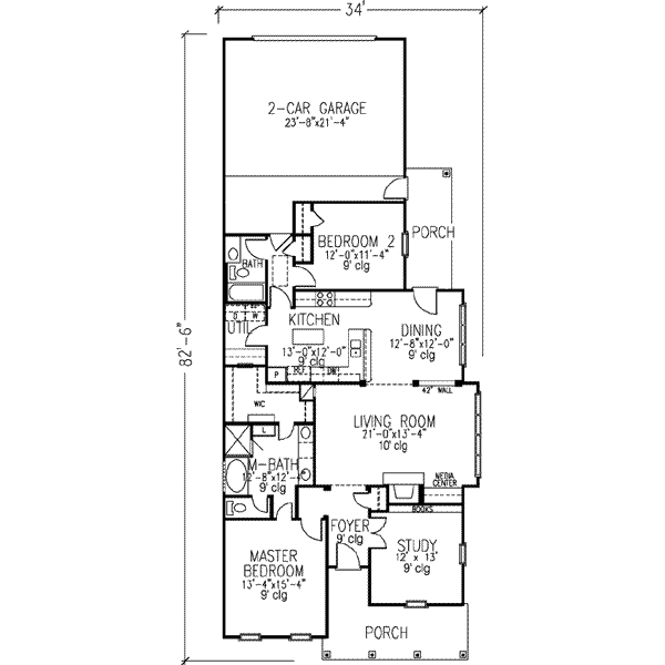 main floor house blueprint