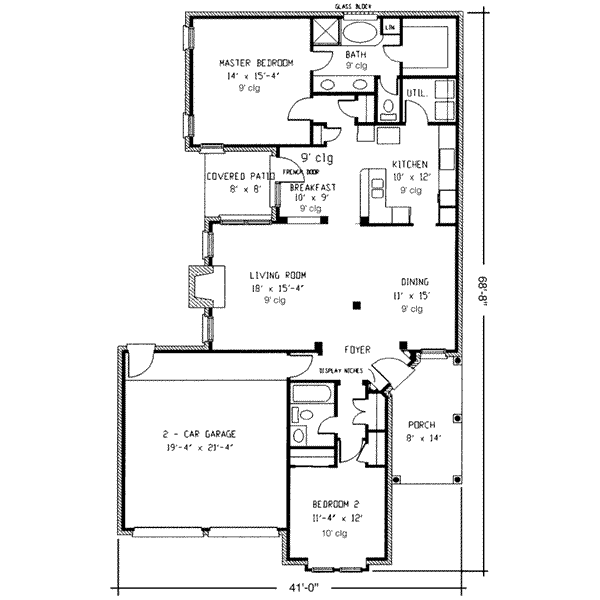 main floor house blueprint