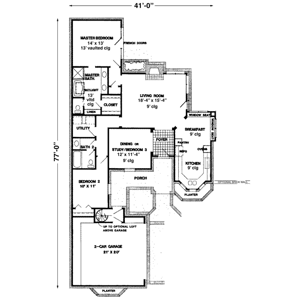 main floor house blueprint