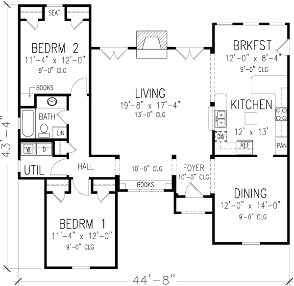 main floor house blueprint