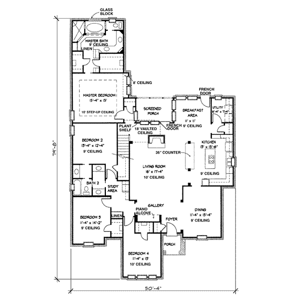 main floor house blueprint