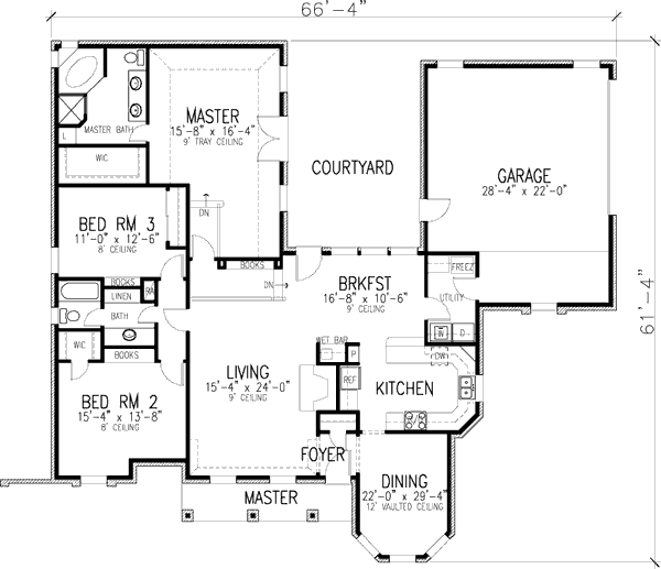 main floor house blueprint