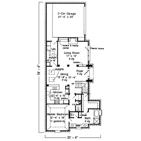 main floor house blueprint