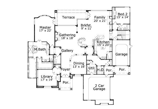 main floor house blueprint