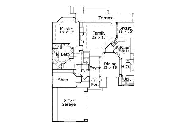 main floor house blueprint