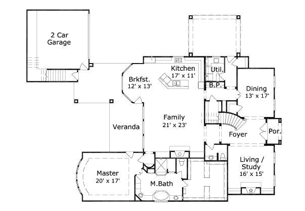 main floor house blueprint